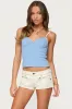 Cosette Pointelle Cupped Tank Top sold by Edikted