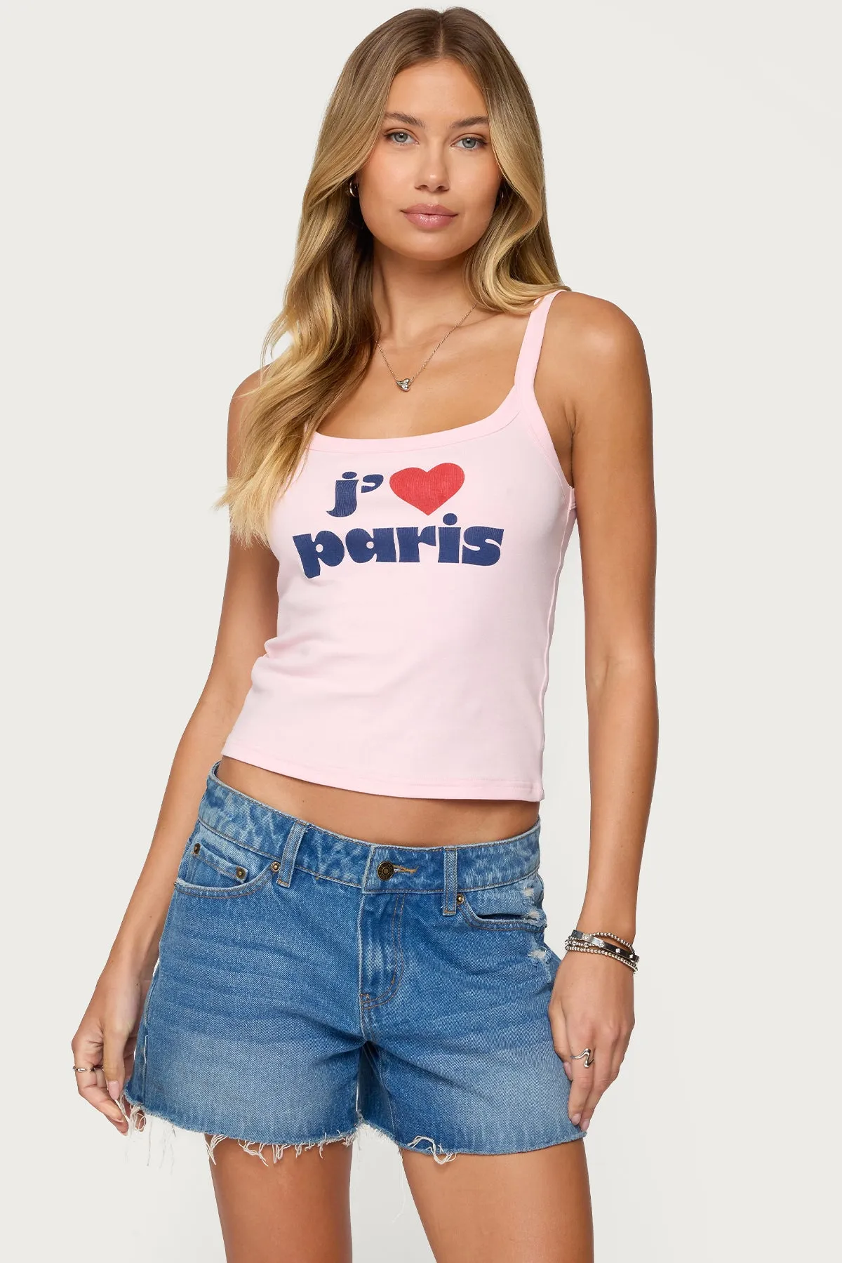 Love Paris Tank Top sold by Edikted