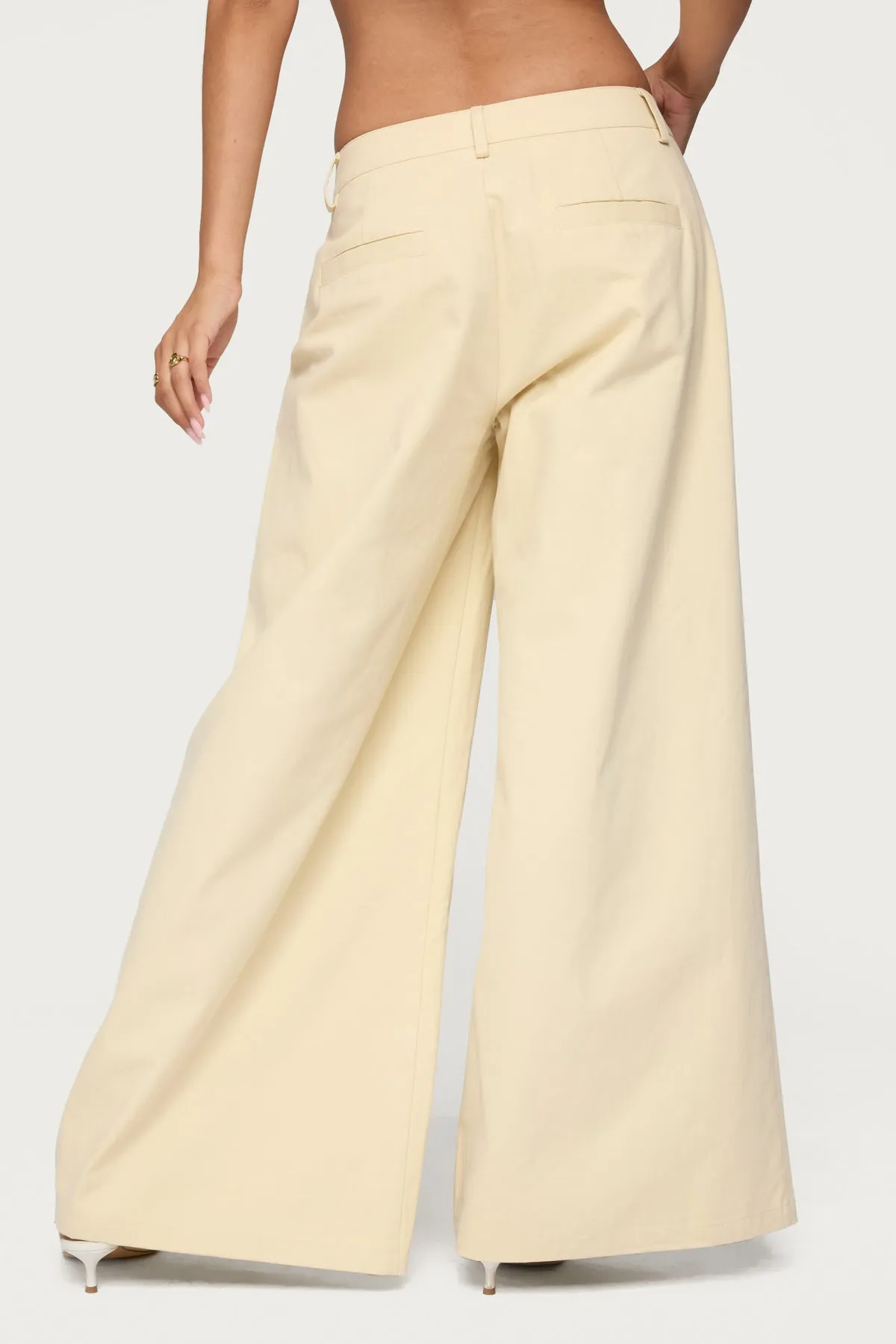 Lennon Ultra Wide Leg Pants sold by Edikted product image thumbnail 4