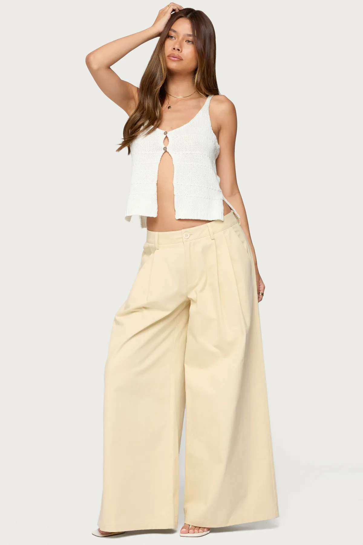 Lennon Ultra Wide Leg Pants sold by Edikted product image thumbnail 5