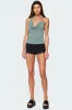 Rhia Cowl Neck Halter Top sold by Edikted