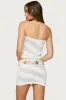 Carson Sheer Striped Strapless Top sold by Edikted