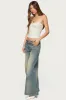 Washed Low Rise Baggy Jeans sold by Edikted