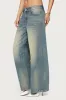 Washed Low Rise Baggy Jeans sold by Edikted