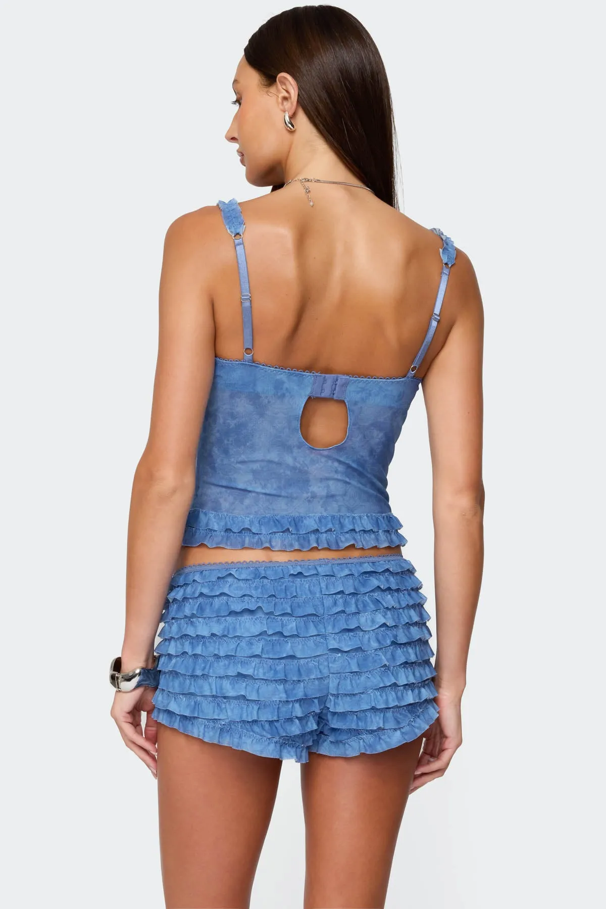 Shailee Ruffled Bra Top sold by Edikted product image thumbnail 5