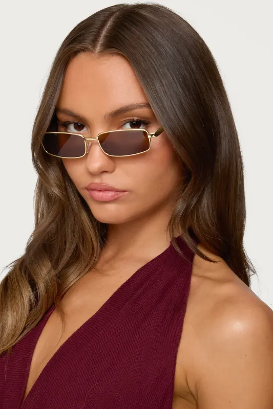Galvin Rectangle Sunglasses sold by Edikted