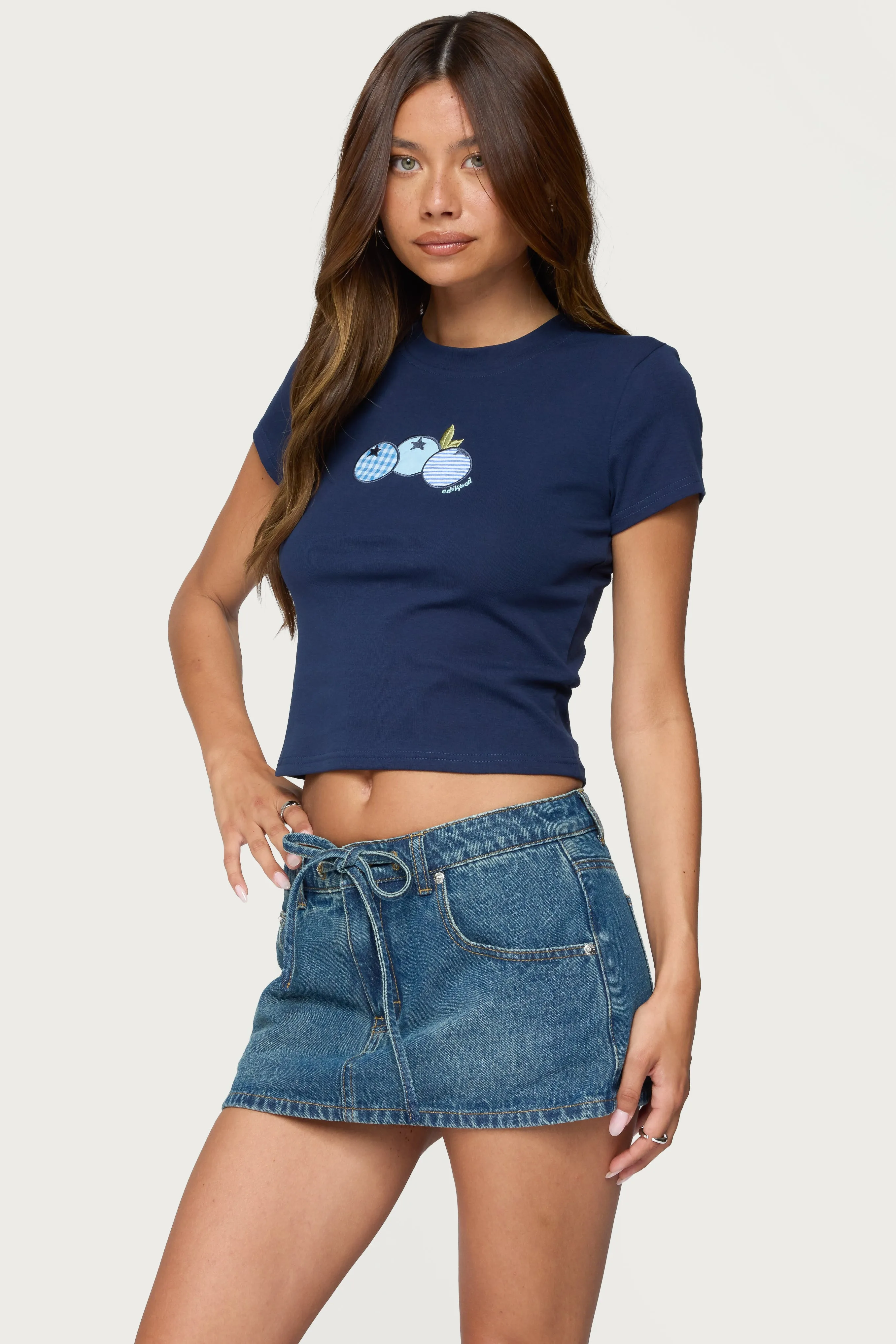 Bluberry Patch T Shirt sold by Edikted product image thumbnail 3