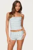Lorenza Striped Halter Top sold by Edikted