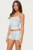 Lorenza Striped Halter Top sold by Edikted