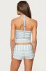 Lorenza Striped Halter Top sold by Edikted