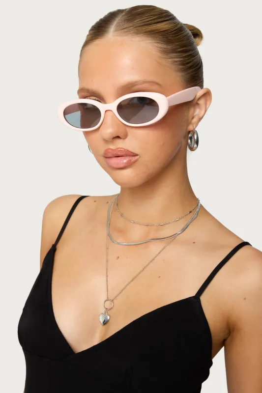 Birdey Round Sunglasses sold by Edikted