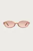 Clarke Oval Sunglasses sold by Edikted
