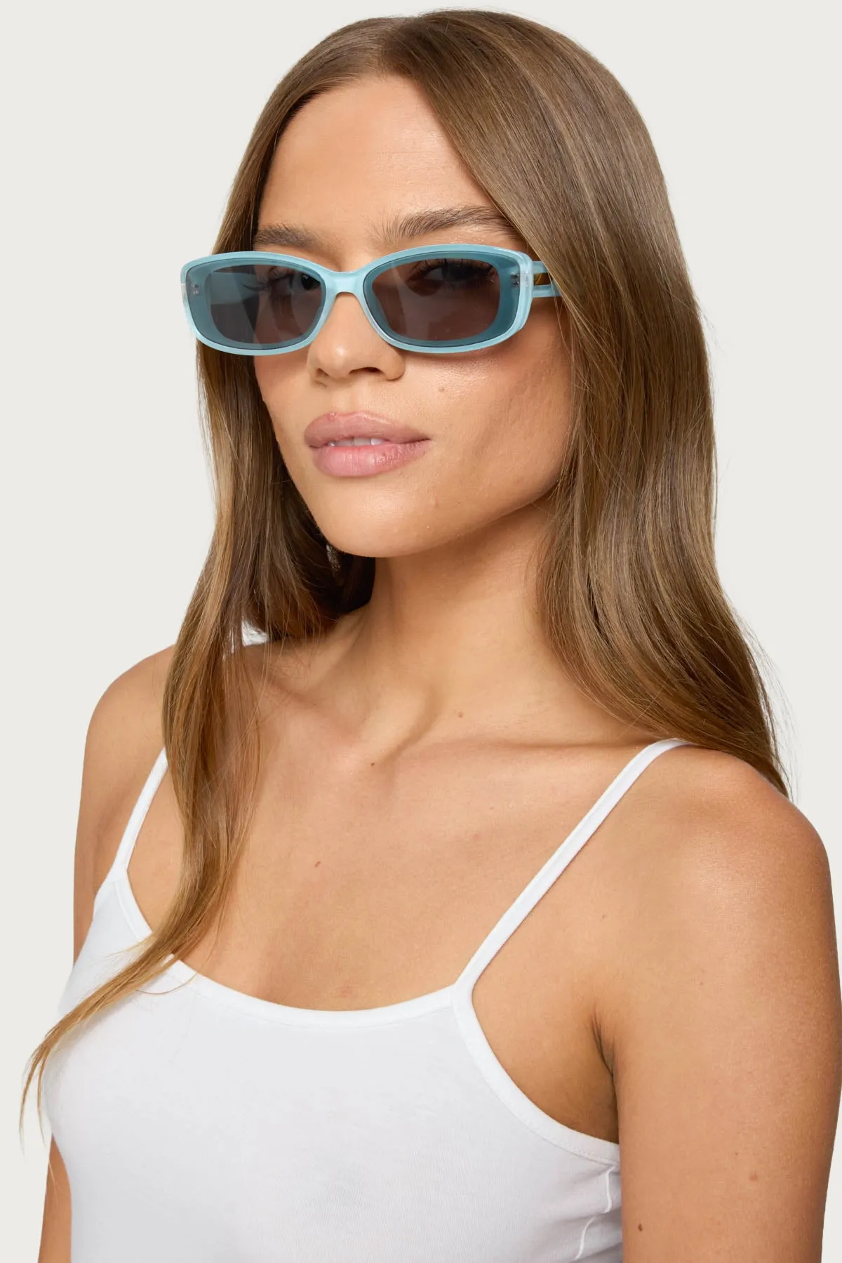 Posie Rectangle Sunglasses sold by Edikted
