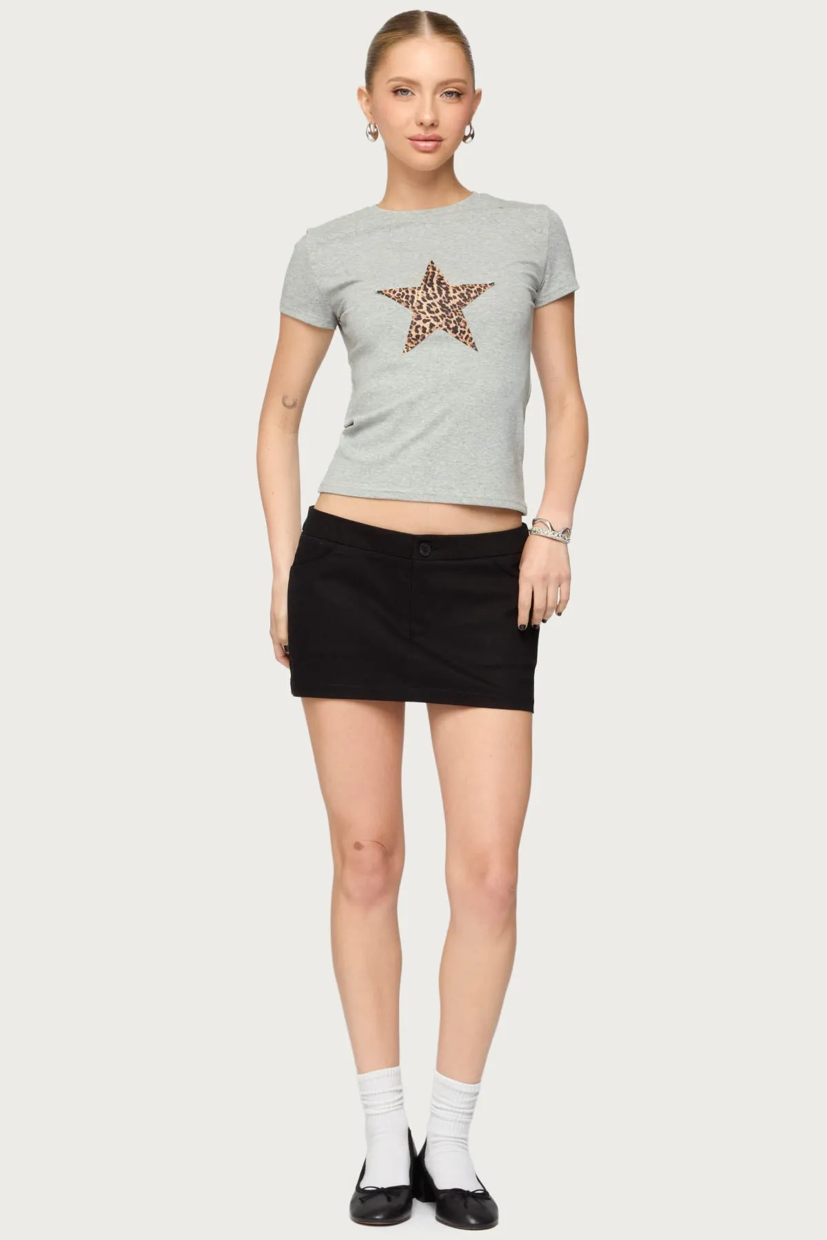 Hayes Twill Mini Skort sold by Edikted product image thumbnail 4