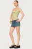 Yarah Keyhole Textured Ribbed Tank Top sold by Edikted