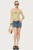 Yarah Keyhole Textured Ribbed Tank Top sold by Edikted