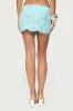 Nelley Beaded Sequin Chiffon Mini Skirt sold by Edikted