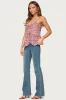 Mattea Low Rise Flared Jeans sold by Edikted