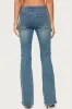 Mattea Low Rise Flared Jeans sold by Edikted