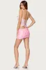 Wynne Chiffon Ruffle Corset sold by Edikted