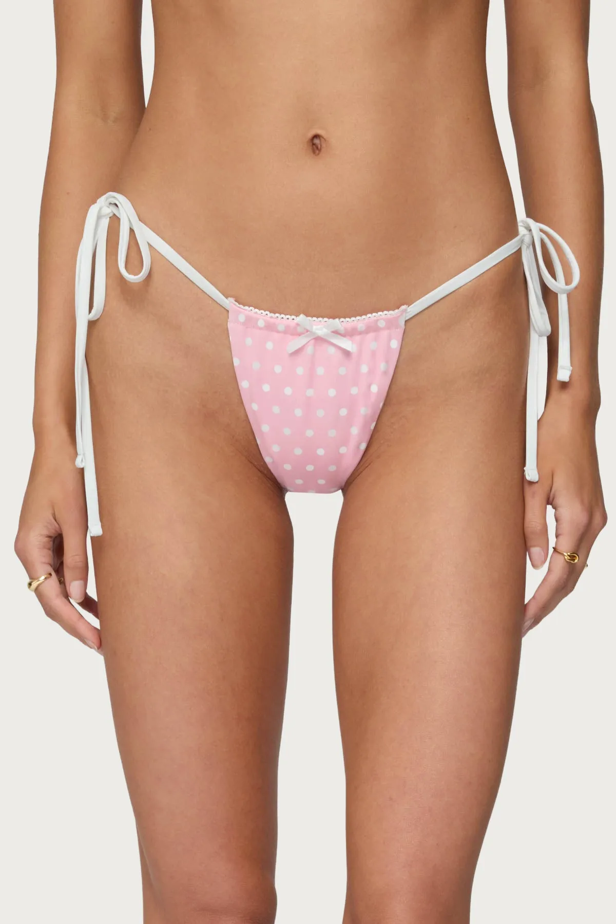 Leigh Polka Dot String Bikini Bottom sold by Edikted product image thumbnail 4