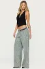 Irina Stud Cowl Neck Halter Top sold by Edikted