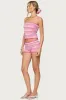 Nola Striped Textured Knit Strapless Top sold by Edikted