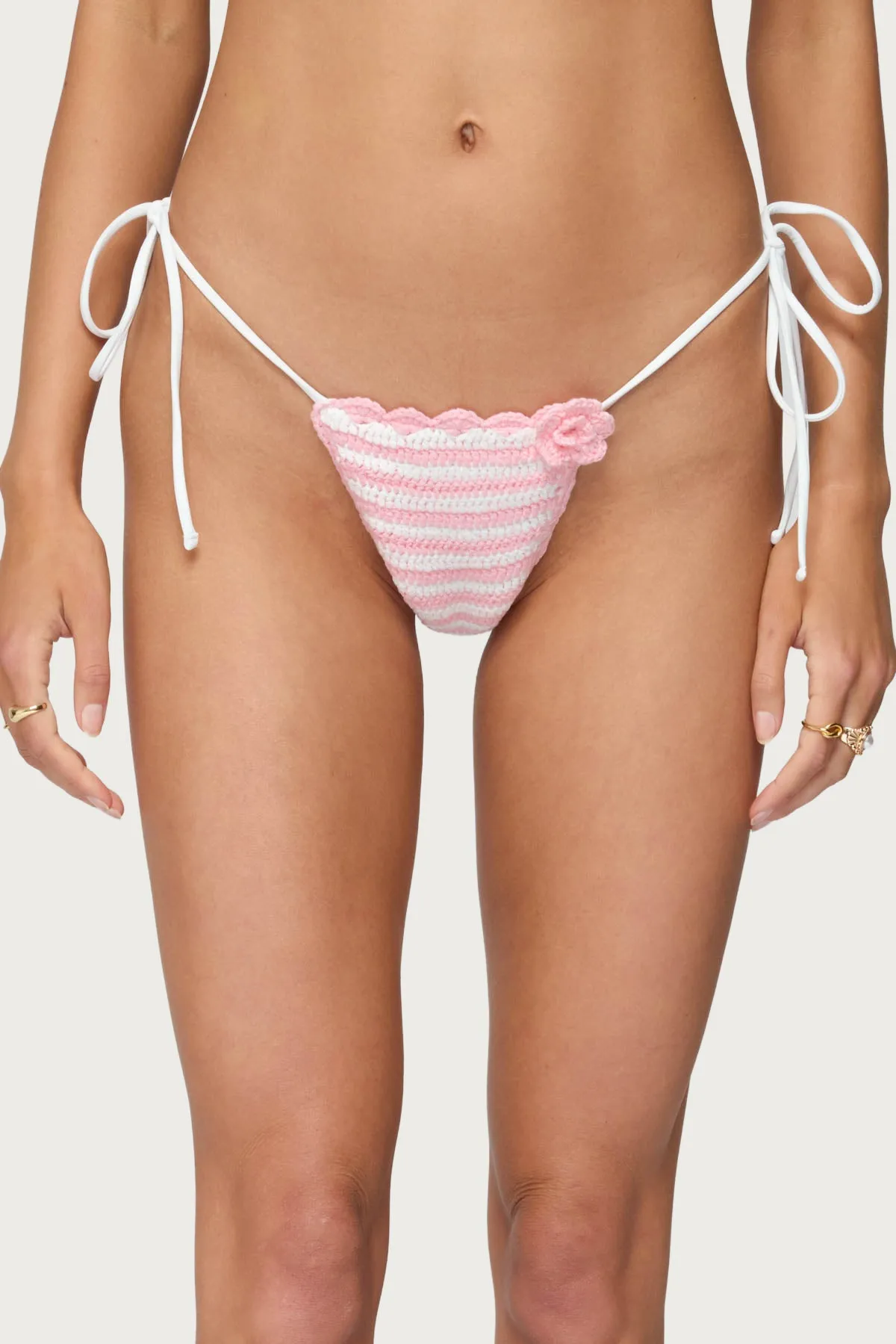 Azalea Crochet String Bikini Bottom sold by Edikted product image thumbnail 4