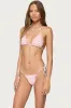 Azalea Crochet Triangle Bikini Top sold by Edikted