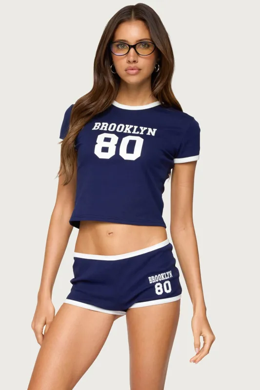 Brooklyn Contrast T Shirt made by Edikted