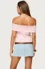 Blythe Ribbed Knit Fold Over Top sold by Edikted