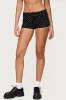 Twyla Polka Dot Stretch Shorts sold by Edikted