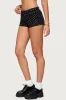 Twyla Polka Dot Stretch Shorts sold by Edikted