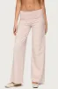 Lilah Striped Fold Over Pants sold by Edikted