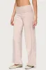 Lilah Striped Fold Over Pants sold by Edikted
