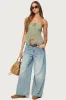 Embroidered Sheer Strapless Top sold by Edikted