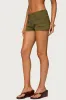 Hazen Grommet Low Rise Shorts sold by Edikted