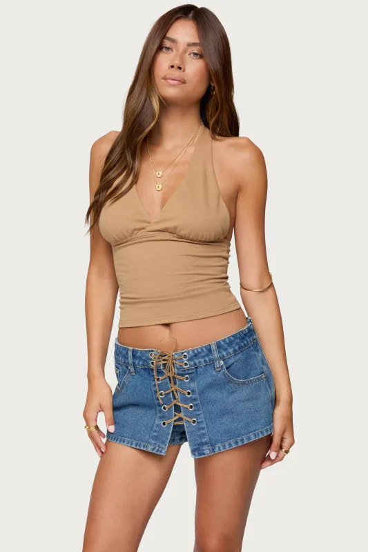 Jaynee Halter Top sold by Edikted