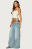 Zoee Twisted Textured Halter Top sold by Edikted