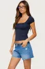 Oleana Gathered Bust Top sold by Edikted