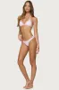 Jayla Striped Triangle Bikini Top sold by Edikted