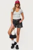 Moraya V Neck T Shirt sold by Edikted