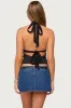 Ginny Mixed Polka Dot Halter Top sold by Edikted