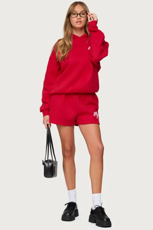 So Sporty Sweat Shorts sold by Edikted