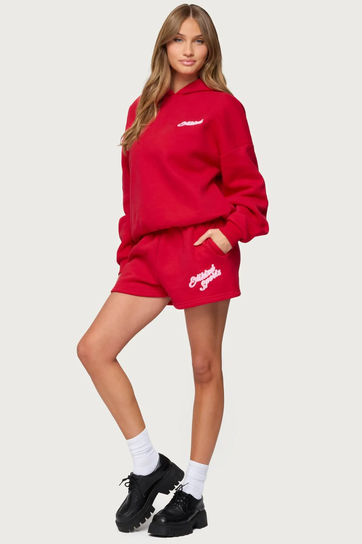 So Sporty Sweat Shorts sold by Edikted product image thumbnail 4