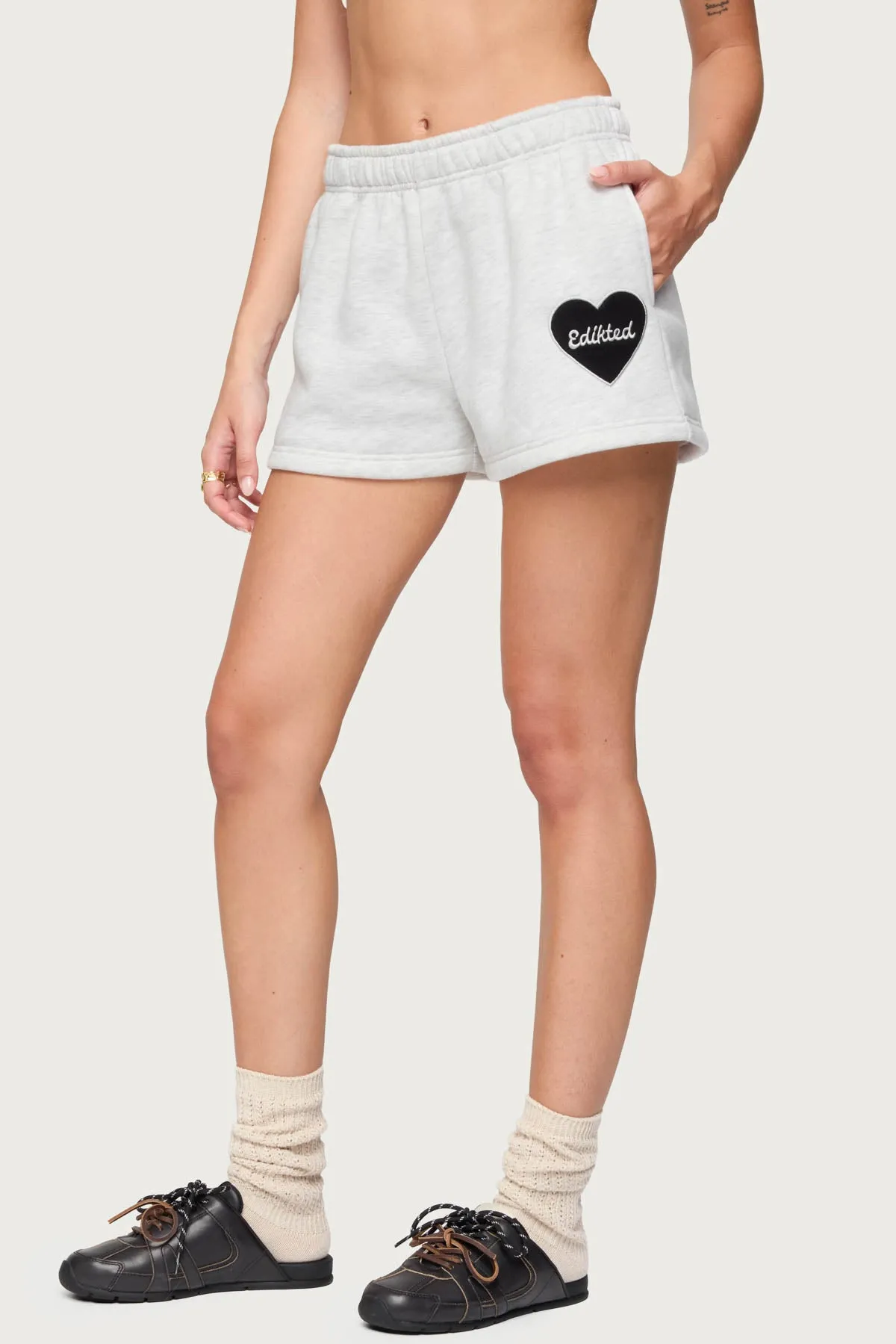 Big Love Edikted Sweat Shorts sold by Edikted product image thumbnail 4