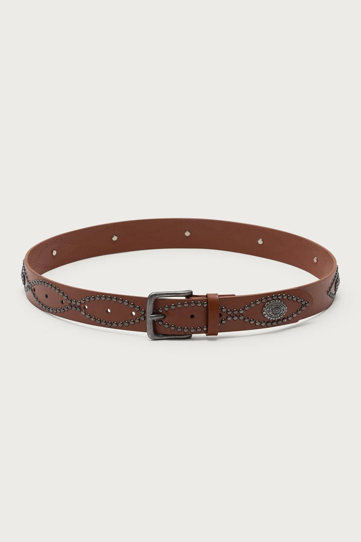Orion Studded Faux Leather Belt sold by Edikted product image thumbnail 2