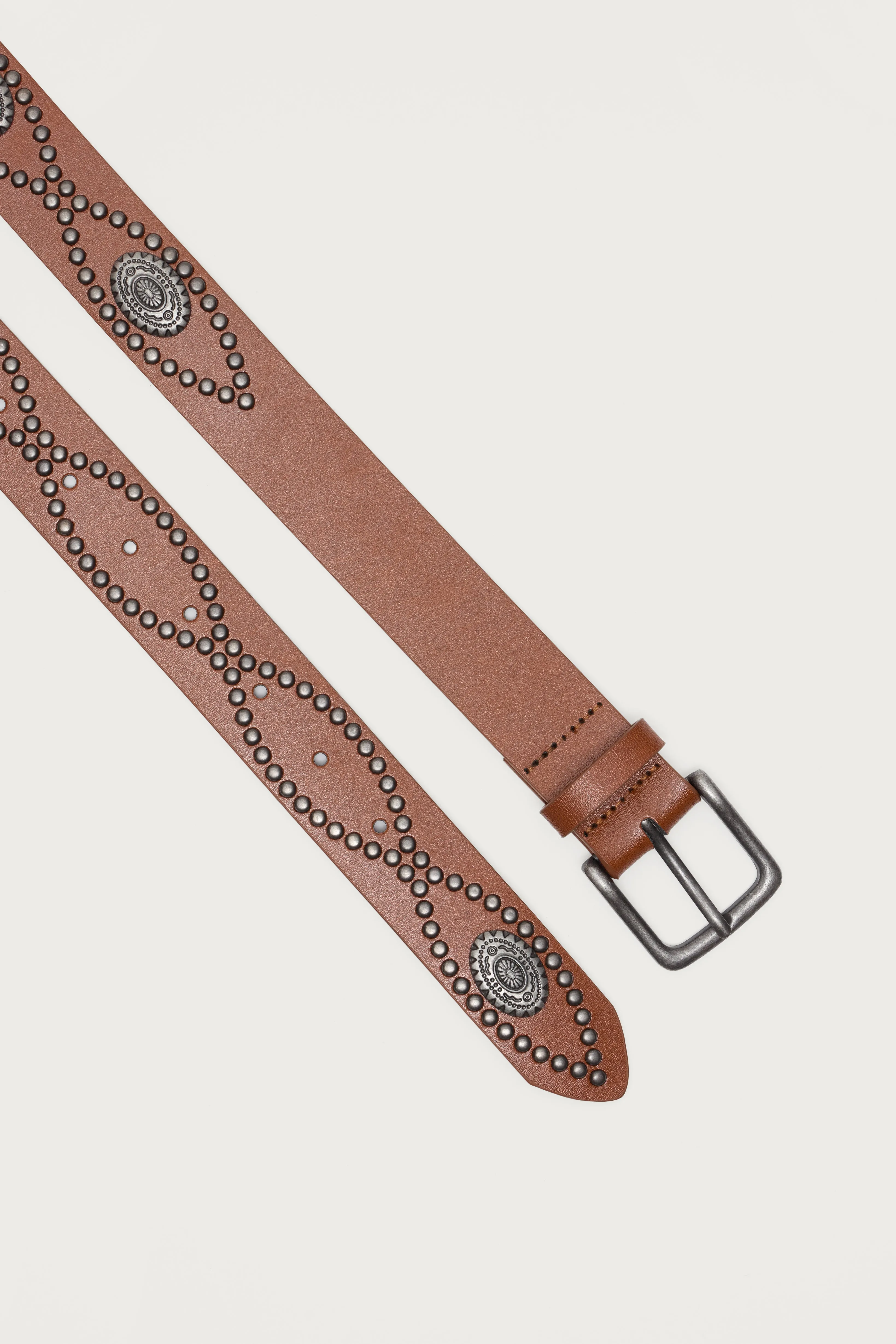 Orion Studded Faux Leather Belt sold by Edikted product image thumbnail 3