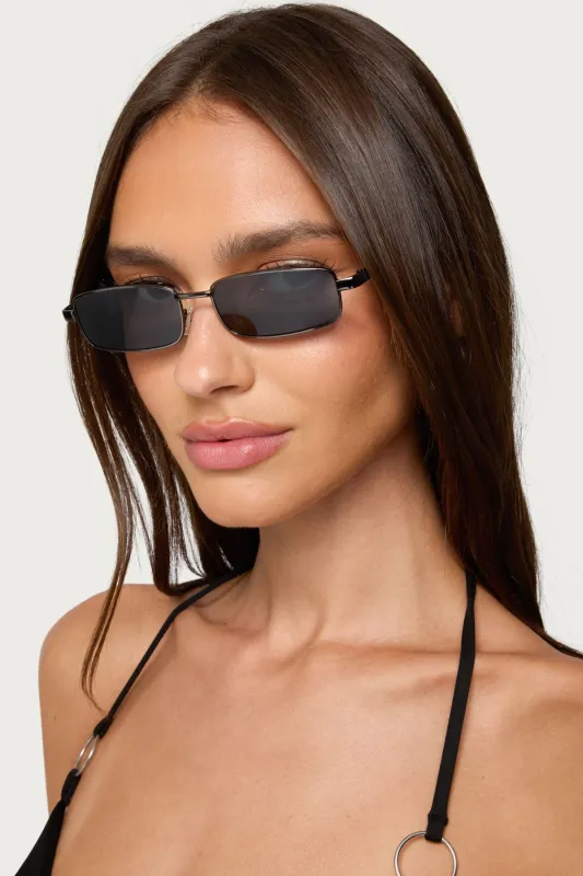 Galvin Rectangle Sunglasses sold by Edikted