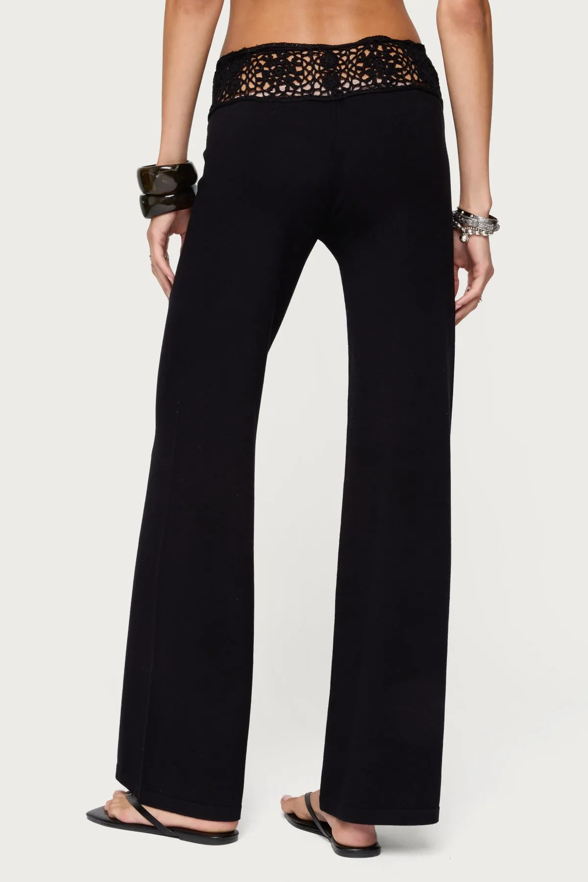 Kirsty Crochet Waist Knit Pants sold by Edikted product image thumbnail 2